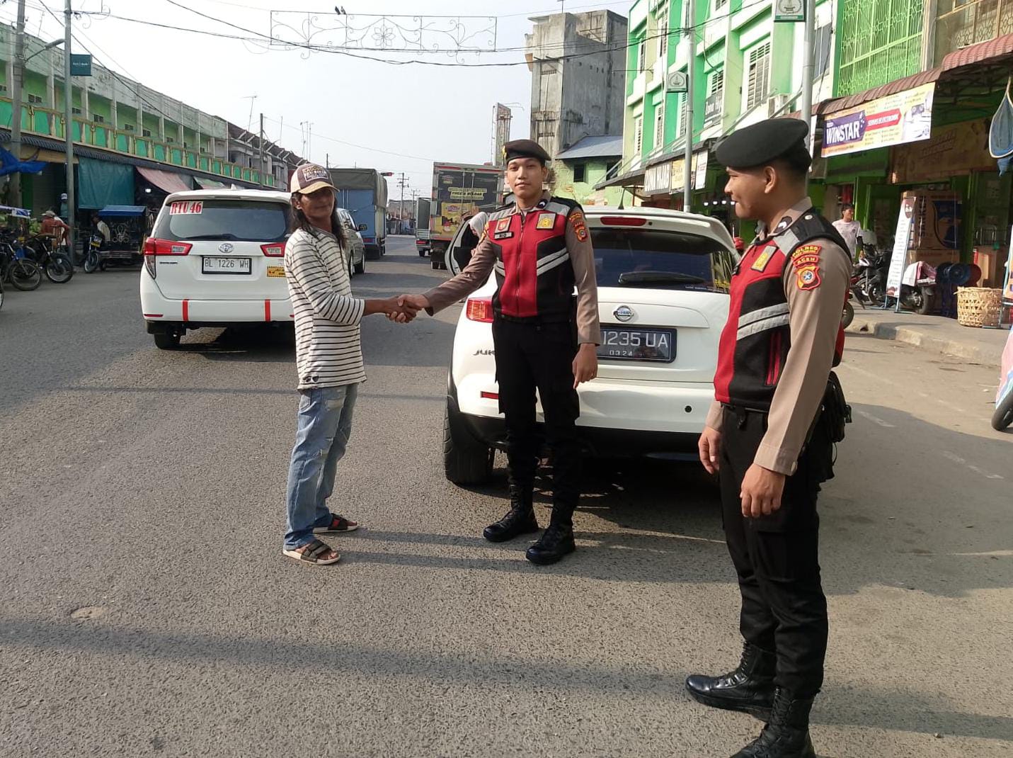 Ciptakan Situasi Yang Aman dan Kondusif, Unit URC Sat Samapta Polres Aceh Tamiang Laksanakan Patroli Rutin.